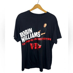 Robin Williams VIP Weapons of Self Destruction Comedy Tour Graphic T Shirt